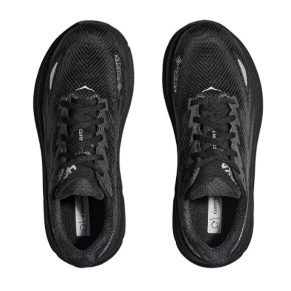 GTX  Clifton 9 (Full Black) Casual Shoes Hoka Men's - Picture 4 of 8
